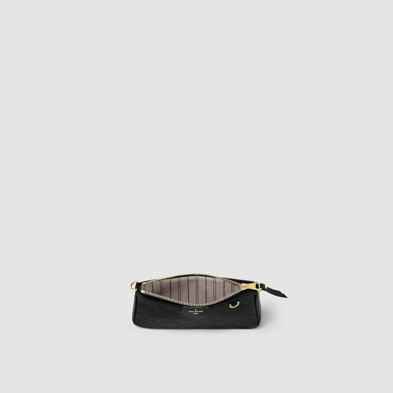 Túi Louis Vuitton Easy Pouch On Strap Nữ Đen